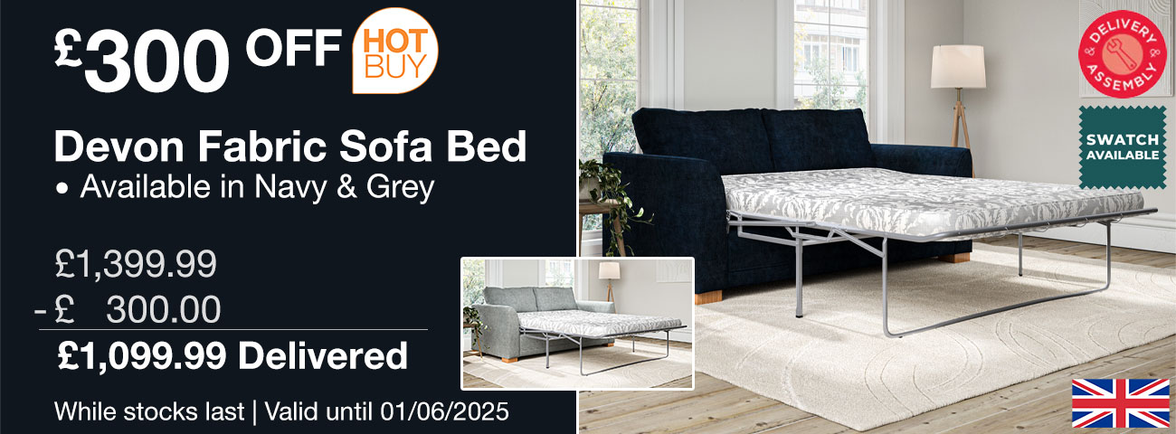 Devon Fabric Sofa Bed