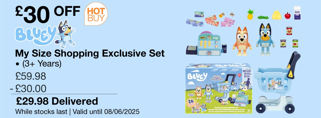 Bluey's My Size Shopping Exclusive Set