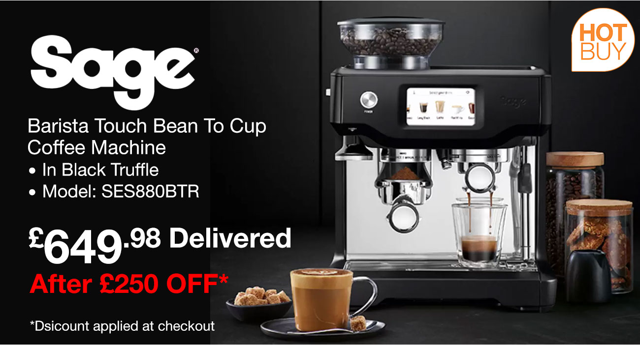 sage barista bean to cup coffee machine