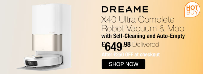 Dreame X40 Ultra Complete Robot Vac