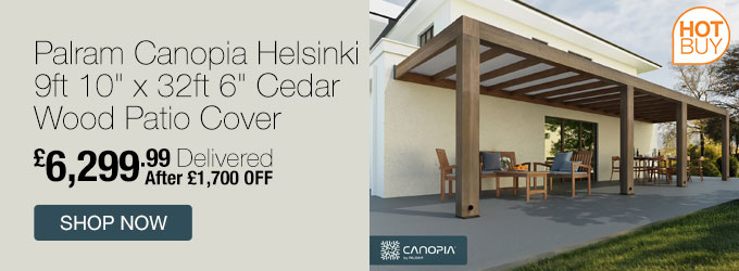 Palram Canopia Helsinki Cedar Wood Patio Covers