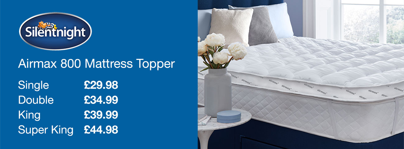 silentnight airmax 800 mattress topper