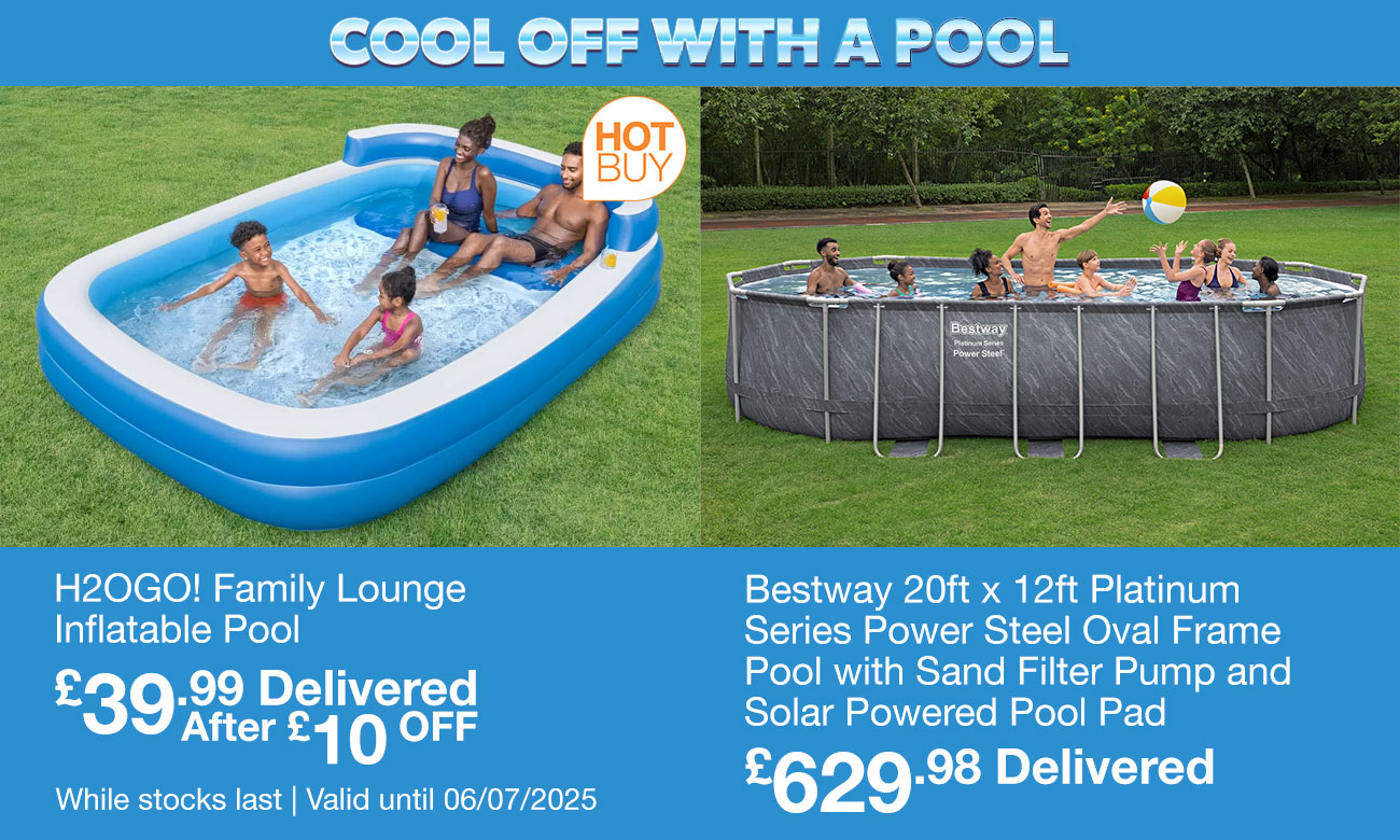 cool off with a pool