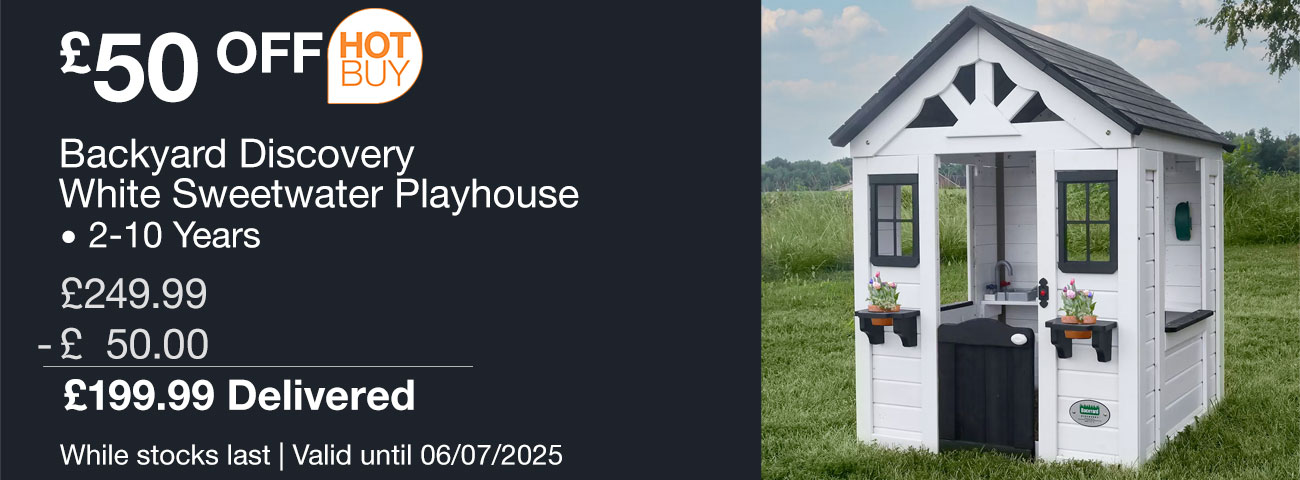 backyard discovery white sweetwater playhouse