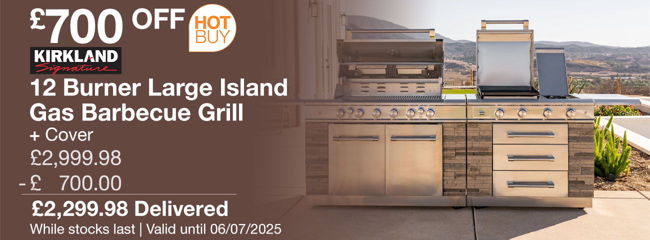 Kirkland Signature 12 Burner Large Island Gas Barbecue Grill