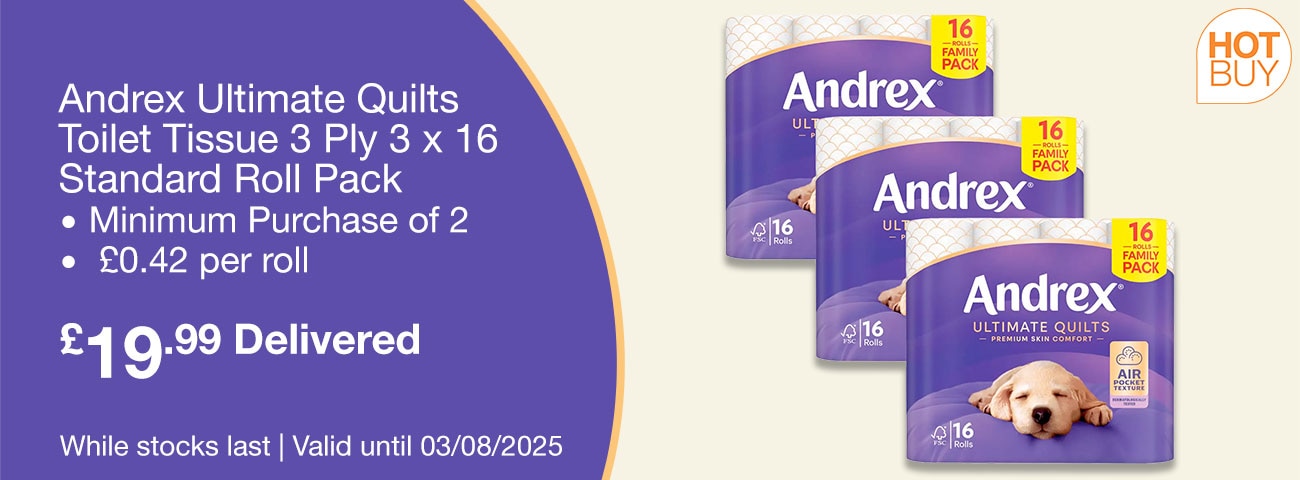 andrex ultimate quilts toilet tissue