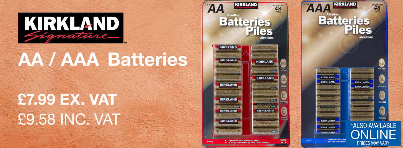 kirkland signature batteries