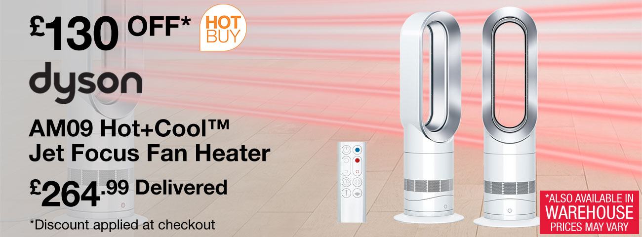 Dyson AM09 Hot+Cool™ Jet Focus Fan Heater