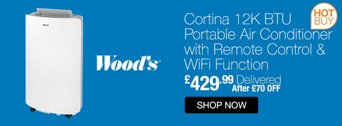 WOODS CORTINA 12K  AIR CONDITIONER 