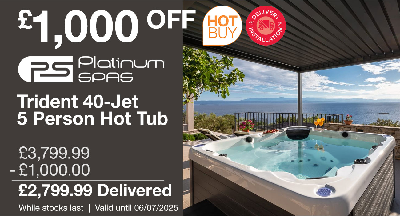 Platinum Spas Trident 40-Jet 5 Person Hot Tub