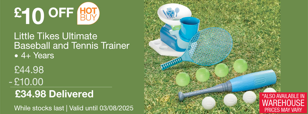 little tikes ultimate baseball and tennis trainer