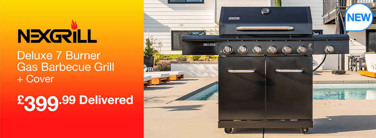 nexgrill deluxe 7 burner gas barbecue grill
