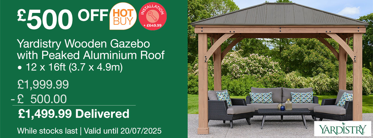 yardistry wooden gazebo