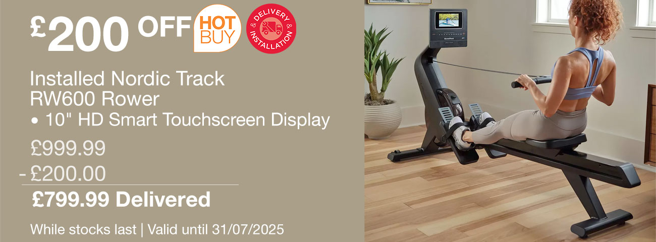 installed nordic track rower