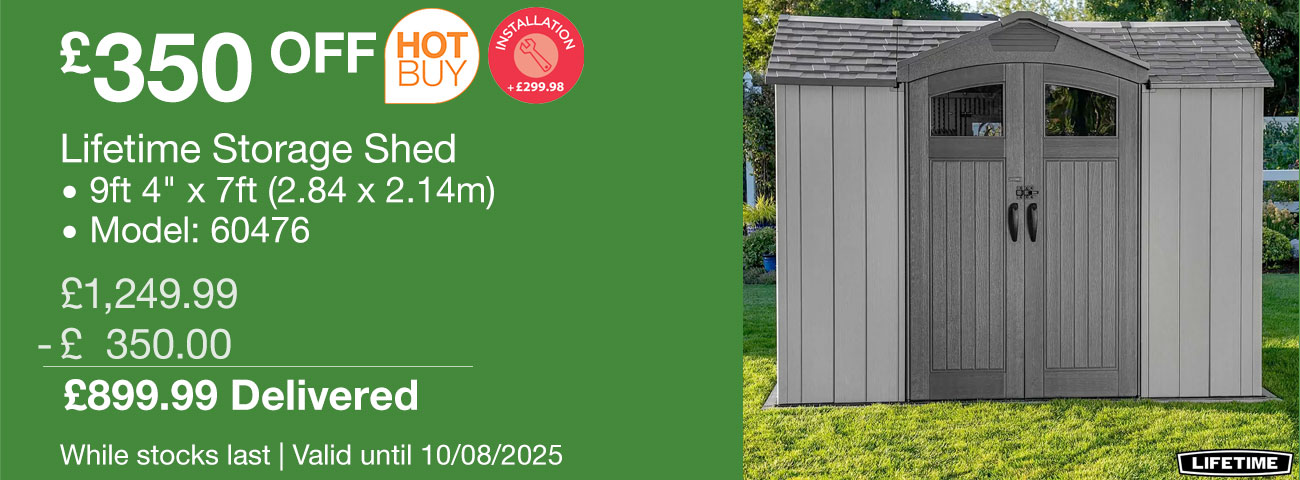lifetime storage shed