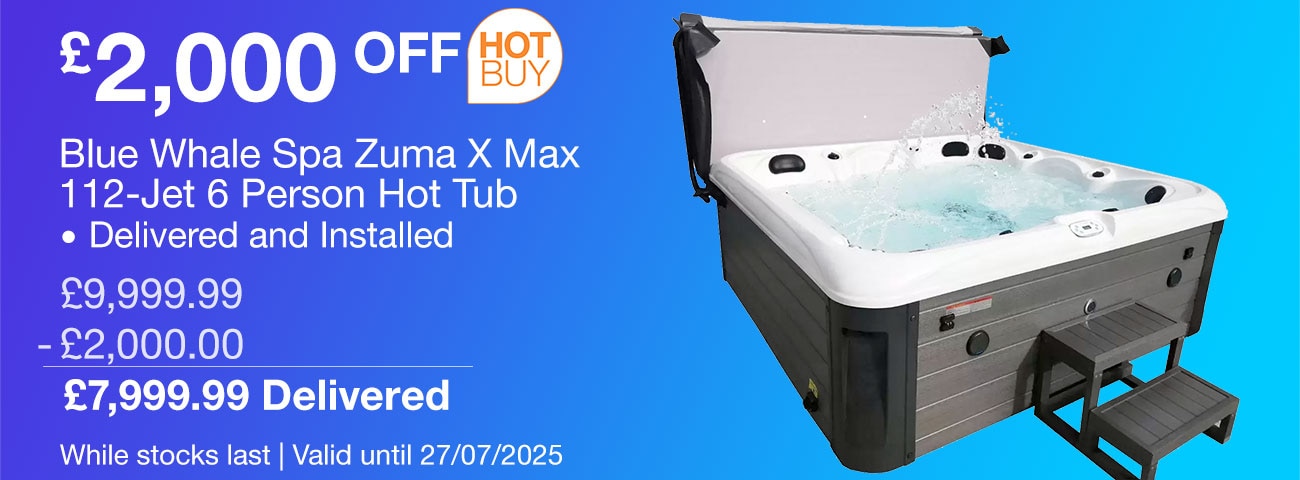 blue whale spa hot tub