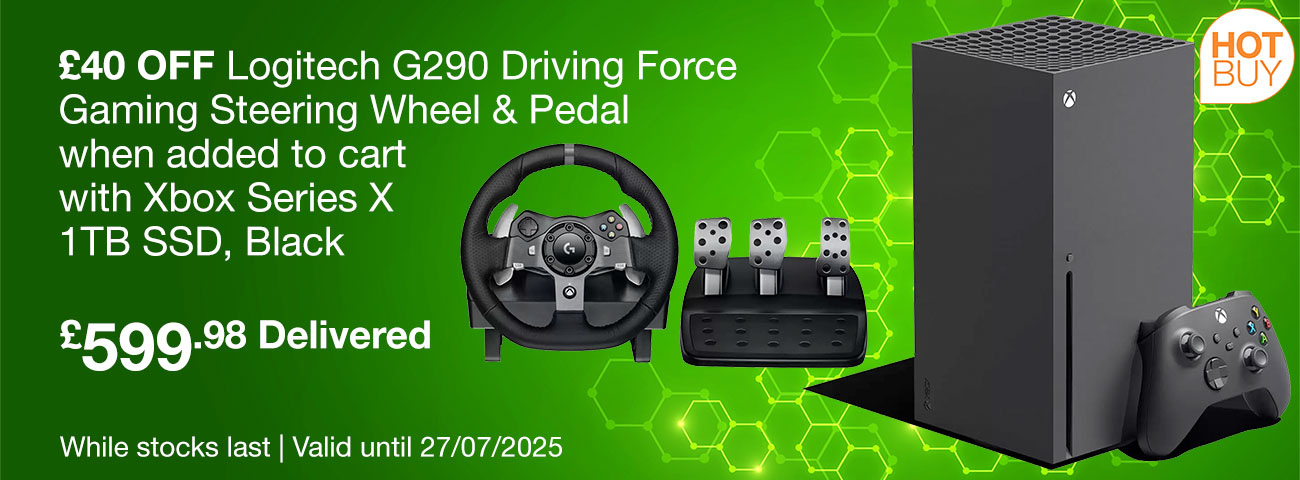 xbox and logitech steering wheel