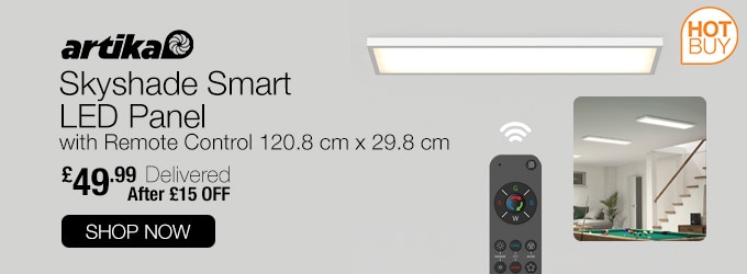 Artika Skyshade Smart LED Panel with Remote Control