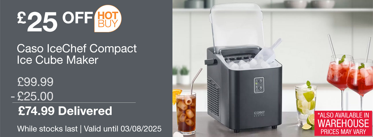 caso icechef compact ice cube maker