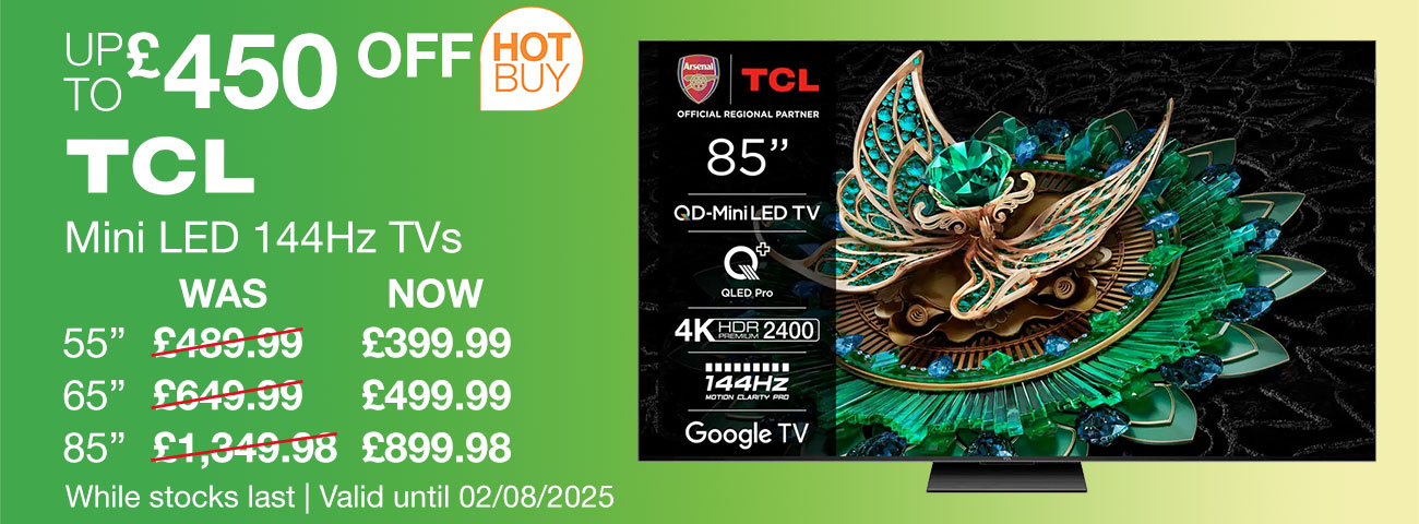 tcl mini led 144hz tvs