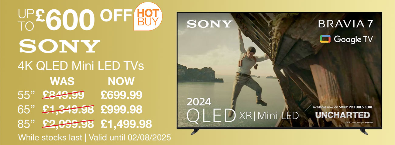 sony 4k qled mini led tvs