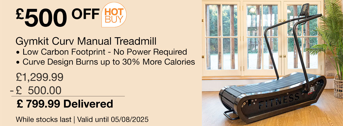 gymkit curv manual treadmill