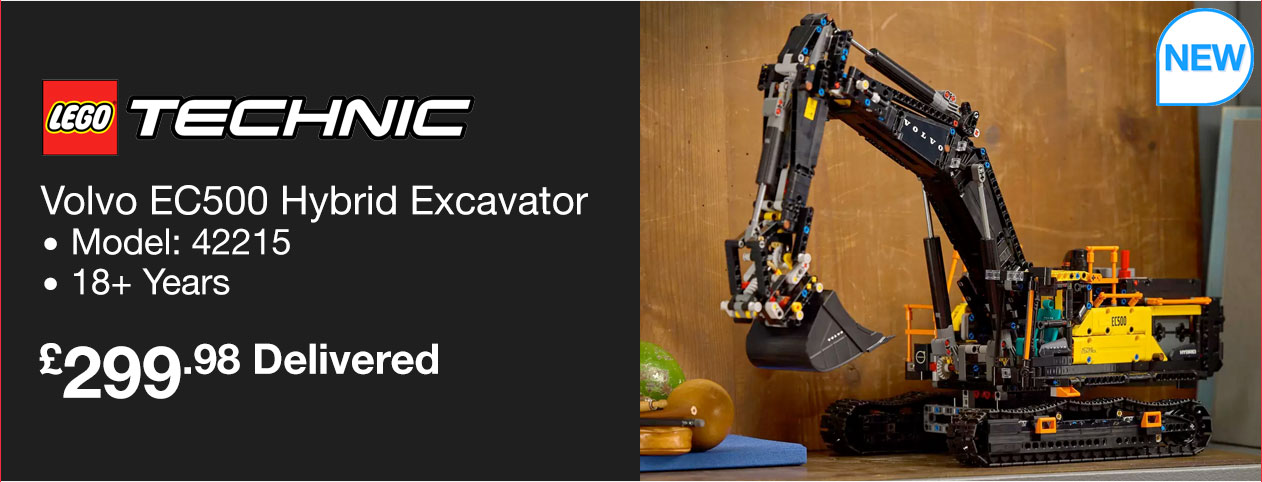 lego technic volvo hybrid excavator
