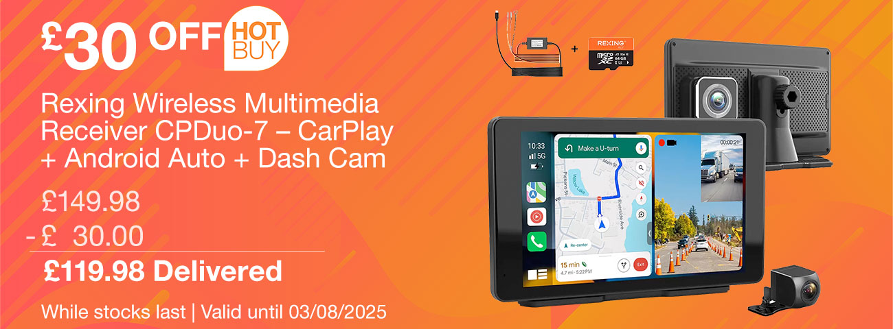 rexing wireless mutlimedia dash cam