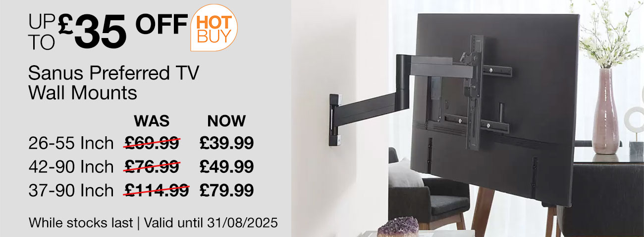 sanus tv wall mounts