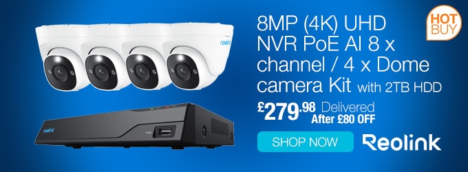 Reolink 8MP 4K UHD NVR PoE AI 8 x channel