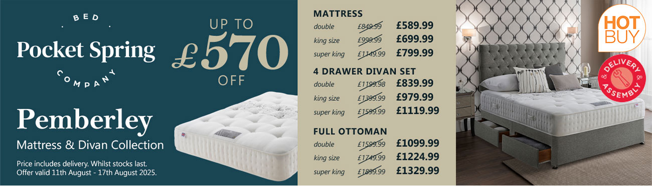 Pocket Spring Bed Co. Pemberley Mattresses