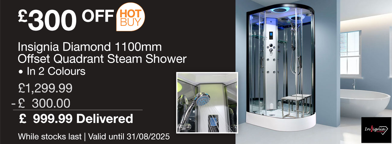 insignia diamond steam shower