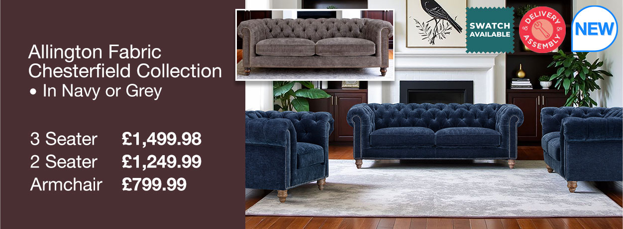 allington fabric chesterfield collection