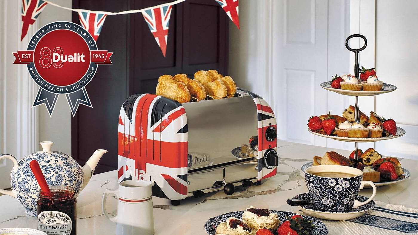 Dualit 4 Slot Union Jack Toaster