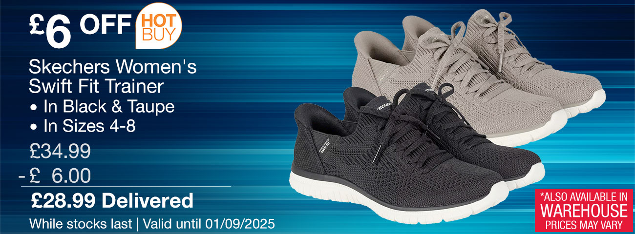 skechers womens swift fit trainer