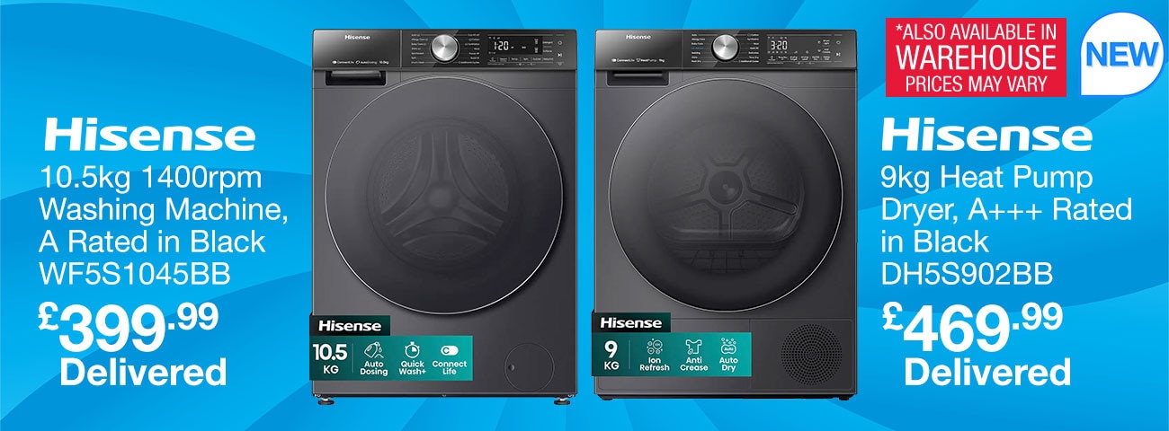 hisense washer dryer and washing machine
