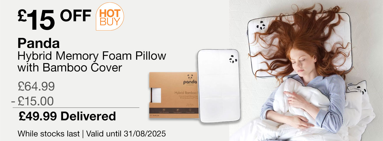 panda memory foam pillow