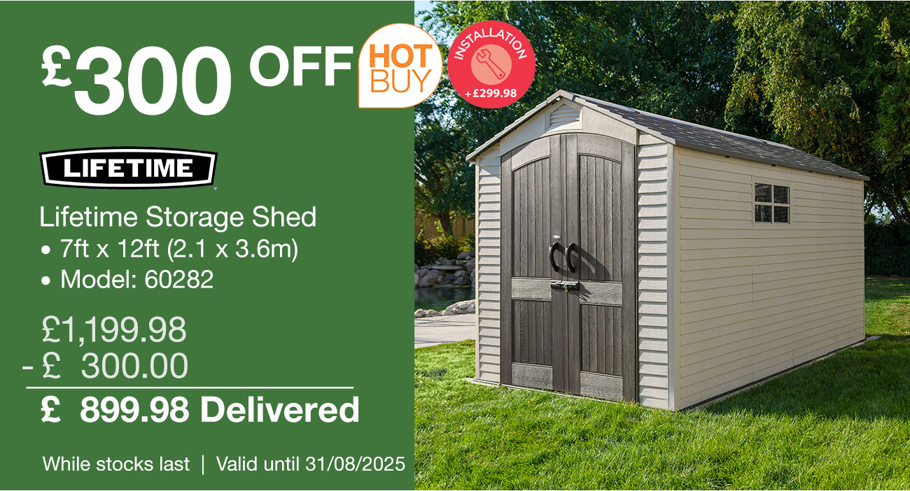 lifetime storage shed