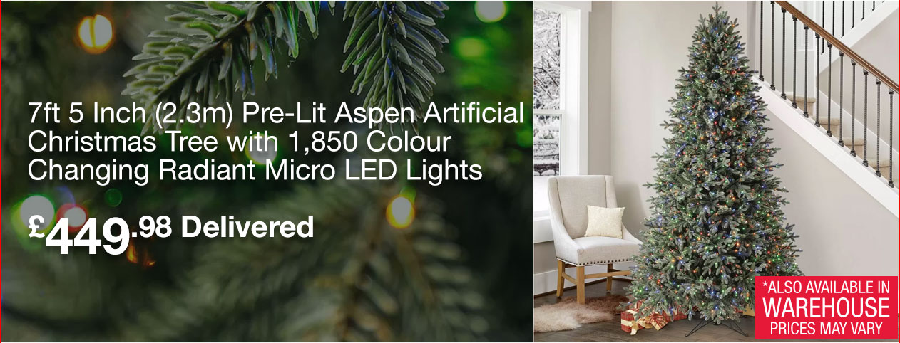christmas 7ft artifical led tree
