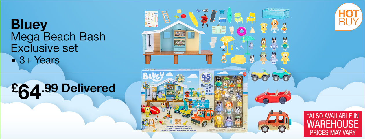 bluey mega beach set
