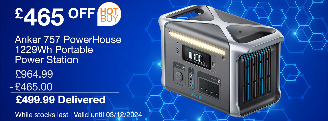Anker 757 PowerHouse 1229Wh Portable Power Station