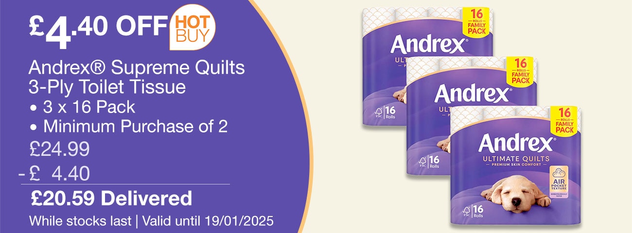 andrex toilet tissue