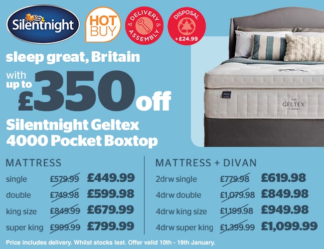 Geltex 4000 Mattresses & Bedroom