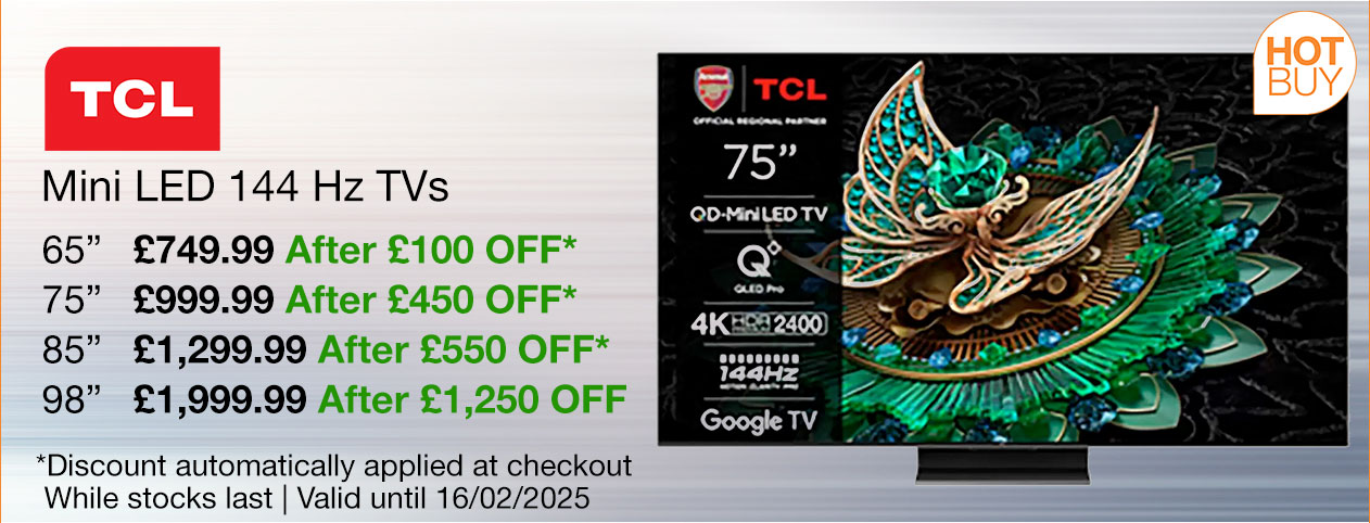 tcl mini led 144 hz tvs