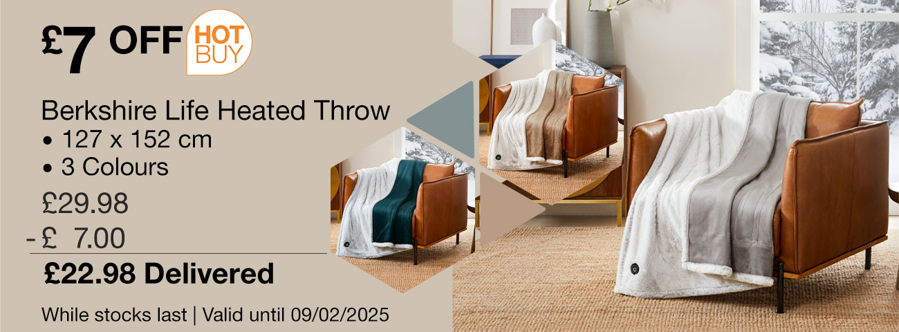 berkshire life heated throw