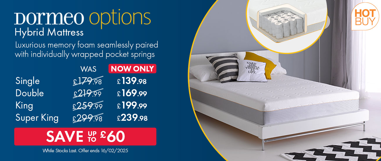 dormeo options hybrid mattress