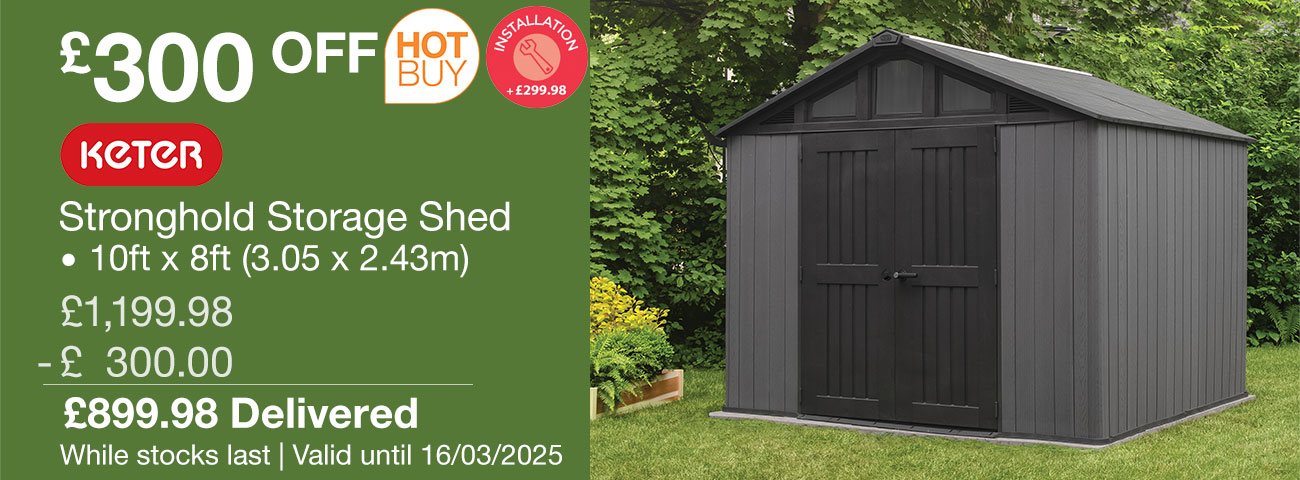 keter stronghold storage shed