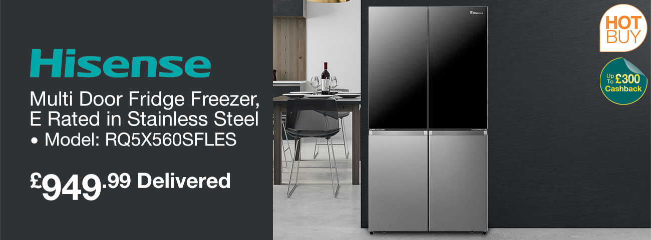 hisense multi door fridge freezer