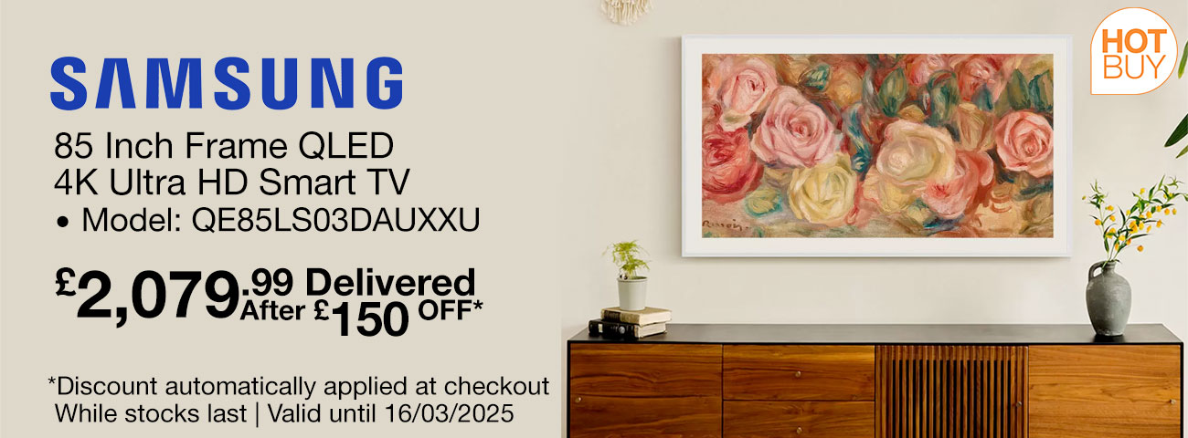 samsung 85 inch frame qled 4k ultra hd smart tv