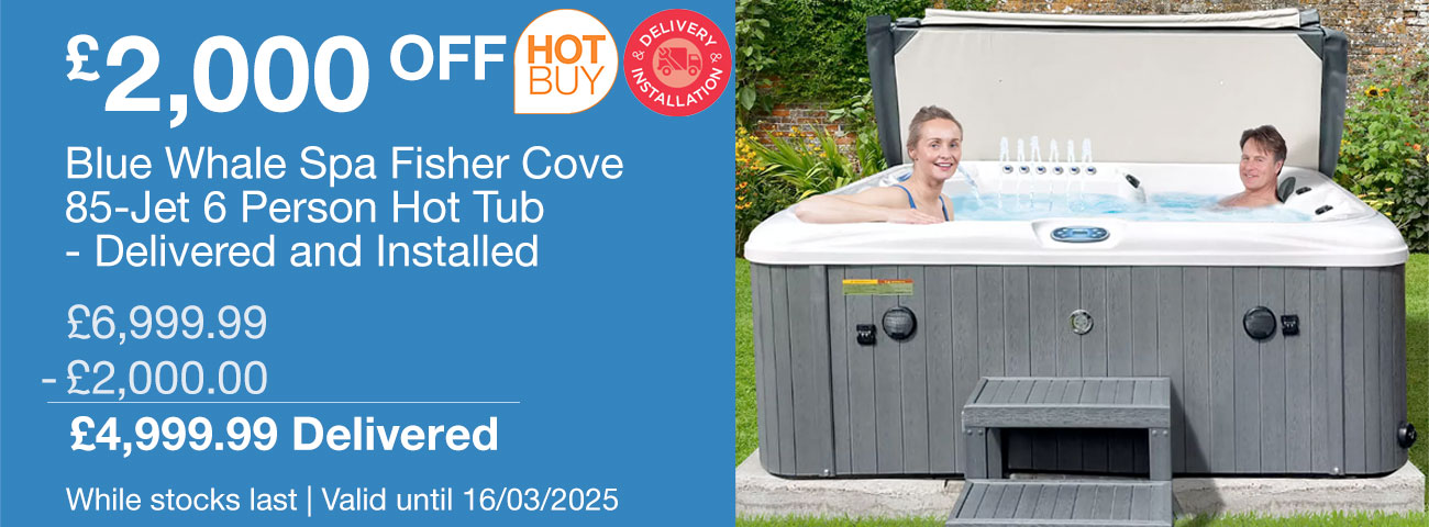 blue whale spa fisher cove hot tub